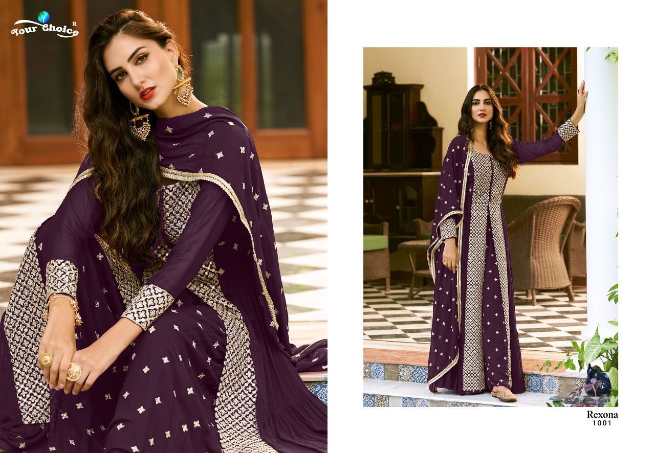 Your Choice Rexona  Festive Wear Wholesale Salwar Kameez Collection